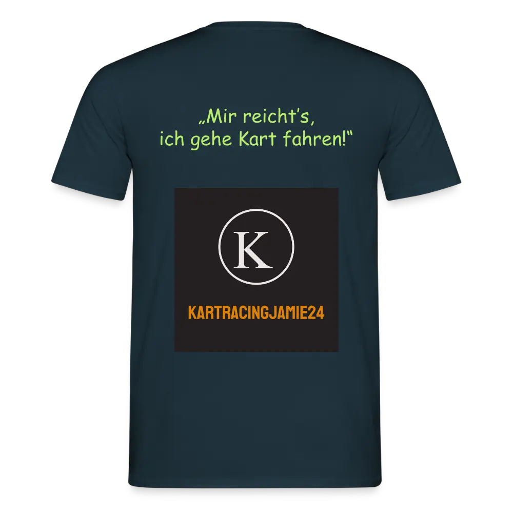 Männer T-Shirt Motorsport Baumwolle Detailmotiv