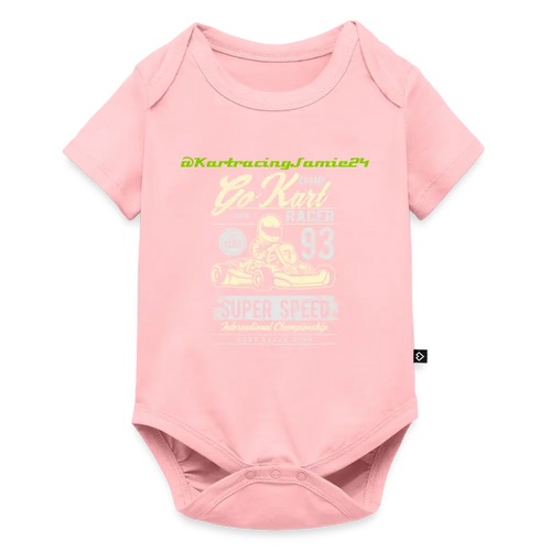 Baby Bio-Kurzarm-Body - Rosa