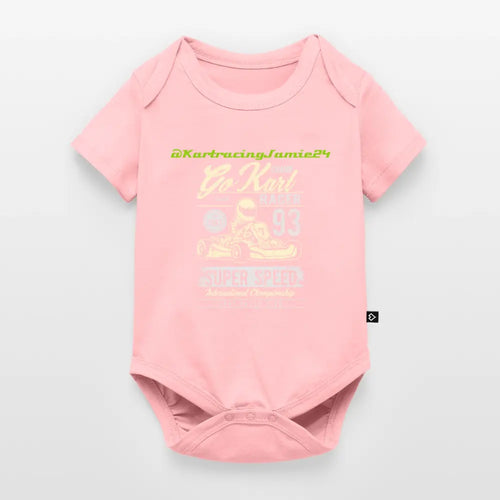 Baby Bio-Kurzarm-Body - Rosa